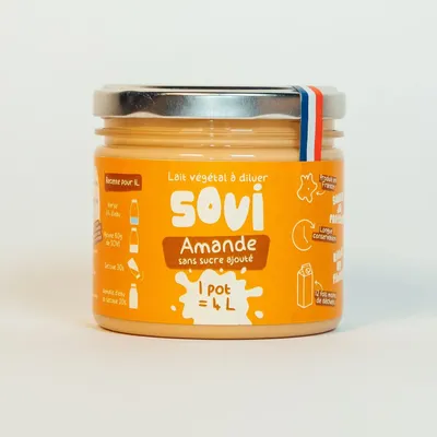 Café et thé - Lait Amande BIO - SOVI