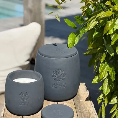 Candles - Outdoor Candle Lumo Nero - JAMBO COLLECTIONS