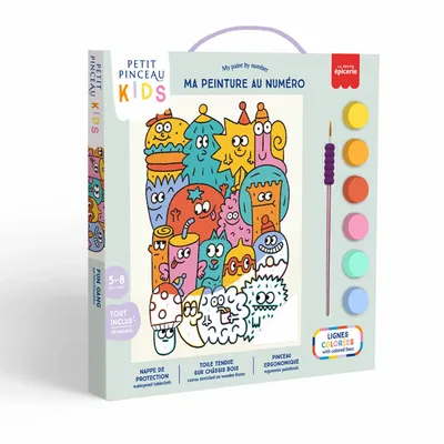 Loisirs créatifs pour enfant - Coffret peinture au numéro - KIDS - LA PETITE EPICERIE