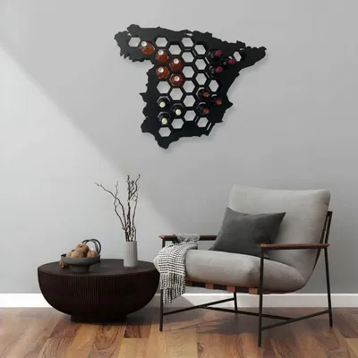 Services - Spain Steel Wall Wine Rack – Holds up to 33 Bottles - INCREDIBLE DESIGNS
