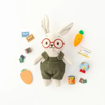 Peluches - Peluche lapin Louis - LES PETITES CHOSES