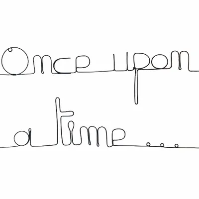 Other wall decoration - Wire Wall Decor\" Once upon a time...\” - BIJOUX DE MUR