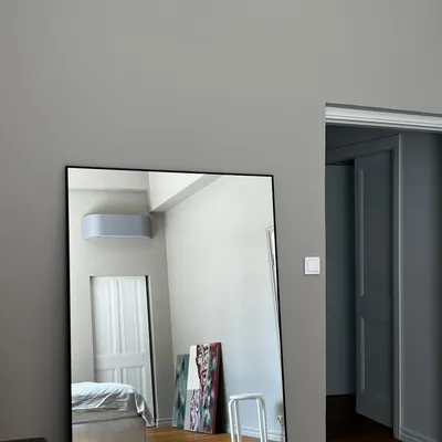 Miroirs - Grand miroir pleine longueur avec cadre noir (100x170cm) - SCANDINAVIAN GLASSFACTORY