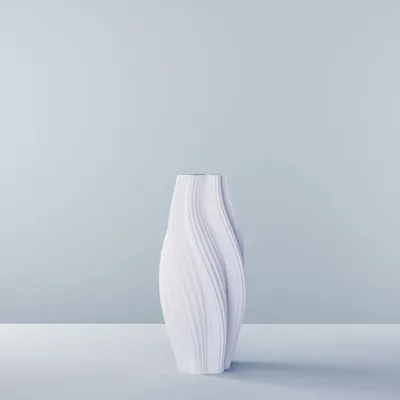 Office design and planning - 3D printed vase "Hot Ice Cream Slim" - AUURA