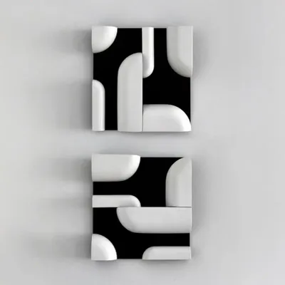 Decorative objects - Wall Sculpture BW.06.02 - SK - SOFIA KARNUKAEVA