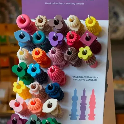 Customizable objects - Display package stacking candles - LUMINLIQUE