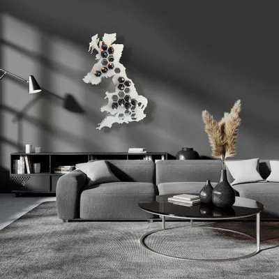 Services - Porte-bouteilles mural Royaume-Uni en acier – 25 bouteilles - INCREDIBLE DESIGNS