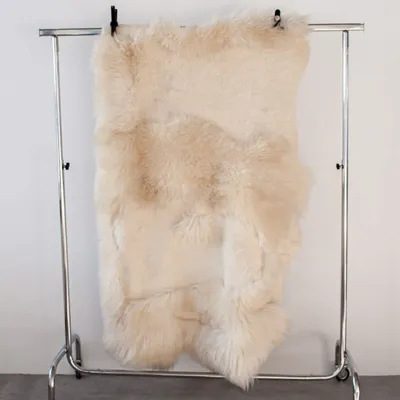 Autres tapis - Tapis en Peau de Mouton Naturelle Ivoire – Irrégulier - MELLOW CONCEPT STORE