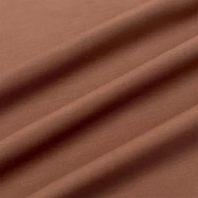 Bed linens - Set of 2 pieces cotton pillowcases, 50 x 70 cm, brown - DILIOS