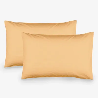 Bed linens - Set of 2pcs cotton pillowcases,50x70cm, Ochra - DILIOS