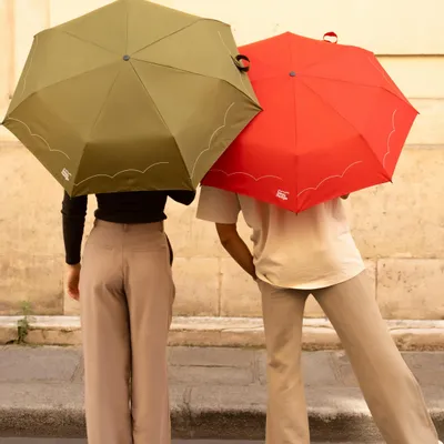 Leather goods - The Mini, eco-friendly umbrella with a patented absorbent cover - BEAU NUAGE