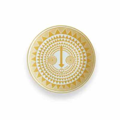 Assiettes de réception - Assiette dessert Weli Gold - MOJJERE