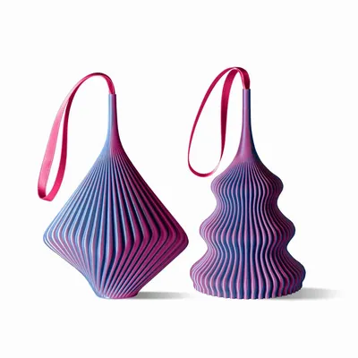 Guirlandes et boules de Noël - Ornaments Set - Bloz & Zayl Blend - Bubblegum - SHEYN