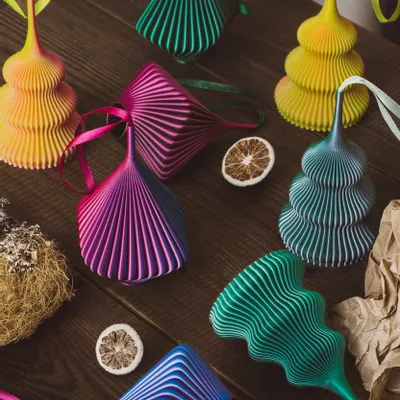 Guirlandes et boules de Noël - Lot de 2 décorations de Noël - Bloz & Zayl Blend - Watermelon - SHEYN