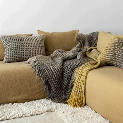 Throw blankets - Throw GOODMOON 140x200cm - BED AND PHILOSOPHY