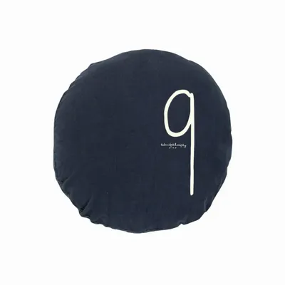 Coussins - Housse de coussin SHININGTYPO9 D63cm - BED AND PHILOSOPHY