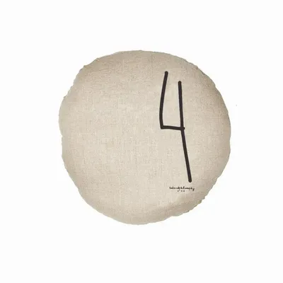 Coussins - Housse de coussin SHININGTYPO4 D63cm - BED AND PHILOSOPHY