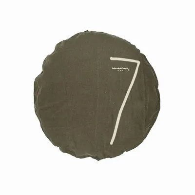 Coussins - Housse de coussin SHININGTYPO7 D63cm - BED AND PHILOSOPHY