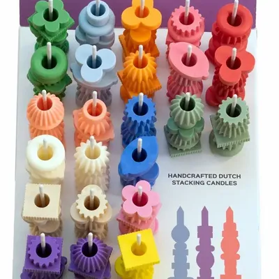 Customizable objects - Display package stacking candles - LUMINLIQUE