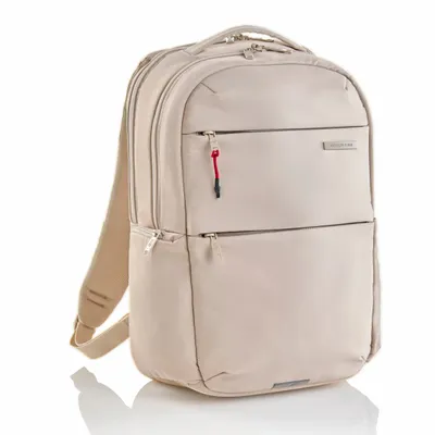 Petite maroquinerie - Sac à dos professionnel,Beige - 21L - Léger et déperlant - 350x460x120 - APLI MIQUELRIUS