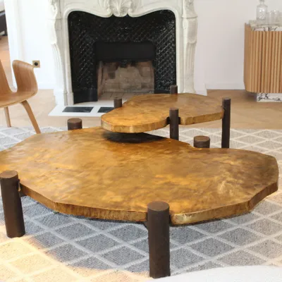 Coffee tables - KURRICHANE - coffee table - LA VIE EN BRONZE