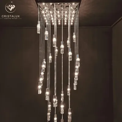 Ceiling lights - 725 Modern Chandelier - CRISTALUX LIGHTING DESIGN