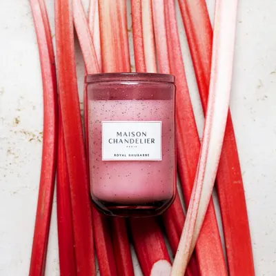 Cadeaux - Bougie Potagère Parfumée Royal Rhubarbe - MAISON CHANDELIER