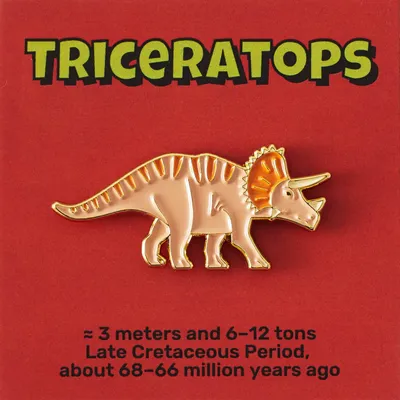 Brooches - Pin Triceratops - PINPINPIN.IT