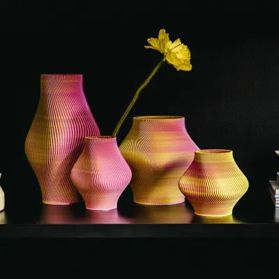 Vases - Vase Bloz 16 Blend - Cotton Candy - SHEYN