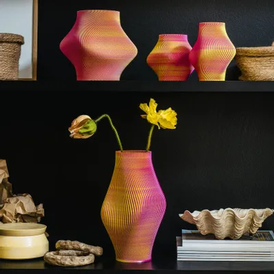 Vases - Vase Bloz 30 Blend - Cotton Candy - SHEYN