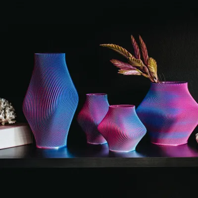 Vases - Vase Bloz 20 Blend - Bubblegum - SHEYN