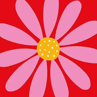 Gifts - Happy Flower red - PPD PAPERPRODUCTS DESIGN GMBH