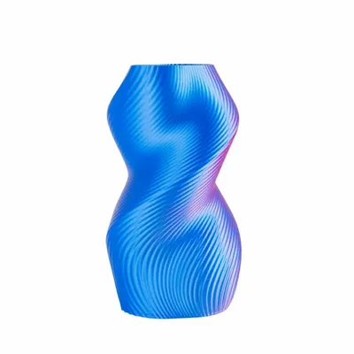 Aménagements pour bureau - Vase « Crème glacée chaude » | Multicolore | Rose/Bleu - AUURA