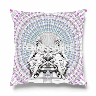 Outdoor decorative accessories - RENAISSANCE STAR CUSHION - LOVE BY MILSHTEIN