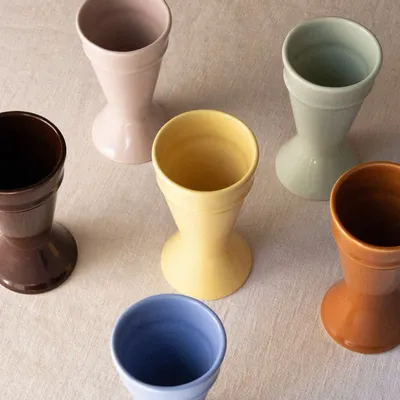 Objets de décoration - Nouveau Mazagran — Nude · Tasse haute en céramique - ATELIER MAISON QUATRE
