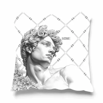 Accessoires de déco extérieure - VISAGE D'HOMME XXX COUSSIN - LOVE BY MILSHTEIN