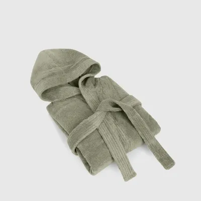 Peignoirs - Peignoir en bambou vert foncé L/XL - DILIOS