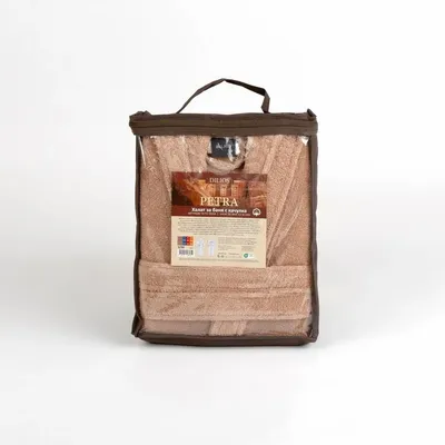 Bathrobes - Bathrobe Petra beige L/XL - DILIOS