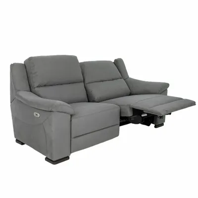 Canapés - Canapé relax 3 places en tissu gris - ANGEL CERDÁ