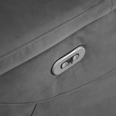 Canapés - Canapé relax 2 places en tissu gris foncé - ANGEL CERDÁ