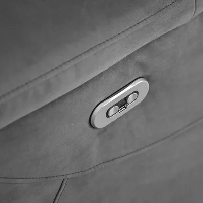 Sofas - 2 seater relax sofa in grey fabric - ANGEL CERDÁ