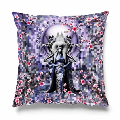 Outdoor decorative accessories - FUTURE KABUKI CUSHION - LOVE BY MILSHTEIN