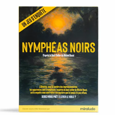 Papeterie - Nymphéas Noirs, le jeu d'enquête - MIRALUDO