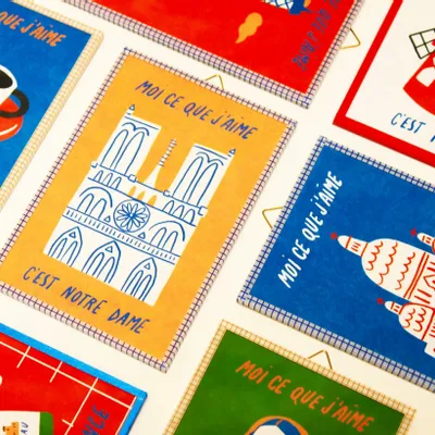 Autres décorations murales - collection PARIS MON AMOUR - MOI CE QUE J'AIME