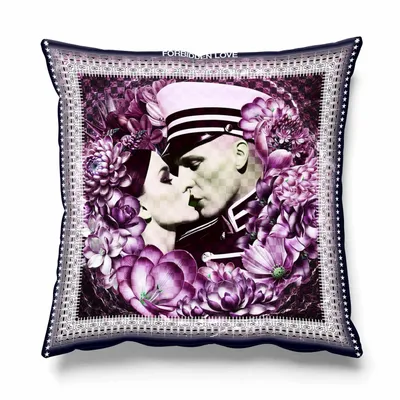 Outdoor decorative accessories - FILED ON LOVE PILLOW - LOVE BY MILSHTEIN