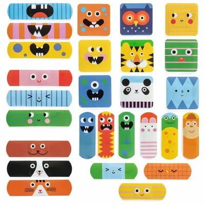 Childcare  accessories - Kidoki OuchyFriend Adhesive Bandage - KIKKERLAND