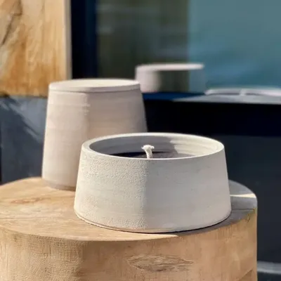 Accessoires de déco extérieure - Bougies d'extérieurs coulées à la main. - DEKOCANDLE