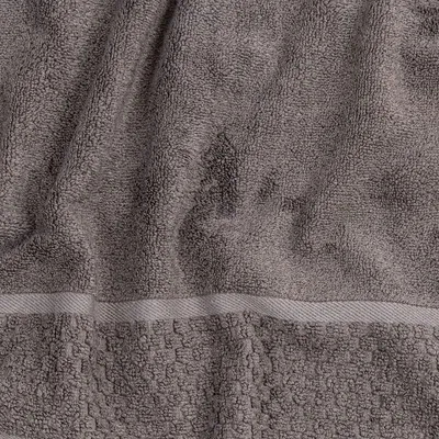 Autres linges de bain - Serviette en bambou gris 70/140 cm - DILIOS