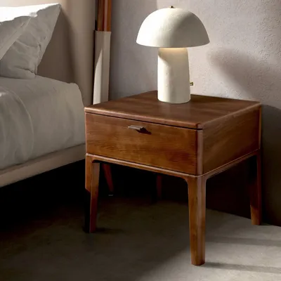 Tables de nuit - Table de chevet en noyer - ANGEL CERDÁ