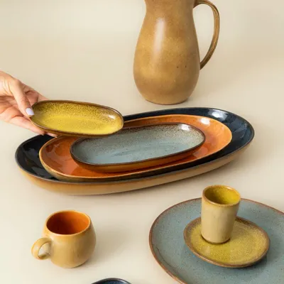 Everyday plates - Flower Seeds Collection - TERRAFINA STONEWARE